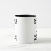 Wetenschap geeft niet om wat je gelooft mok (Midden)