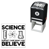 Wetenschap geeft niet om wat je gelooft  zelfinktende stempel (In situ)