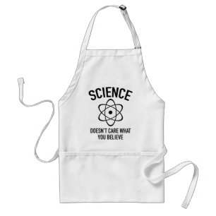 Wetenschap geeft niet om wat je in gelooft standaard schort