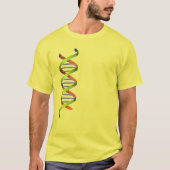 Wetenschap Geek DNA Sequence Grafisch T-shirt Ontw (Voorkant)