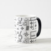 Wetenschap Geek Nerd Patroon Magische Mok (Voorkant rechts)