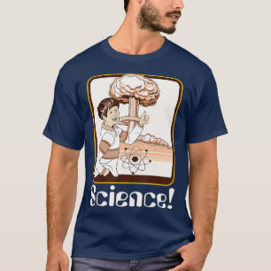Wetenschap Gift Funny Atomic Bomb Retro Nerd T-shirt