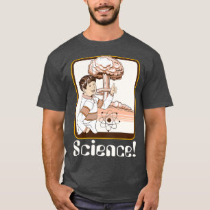  Wetenschap Gift Funny Atomic Bomb Retro T-shirt