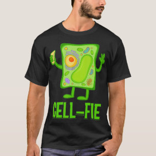 Wetenschap Grafische cel Bestand Selfie Biologie L T-shirt