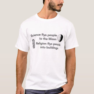 Wetenschap haalt mensen naar de maan t-shirt