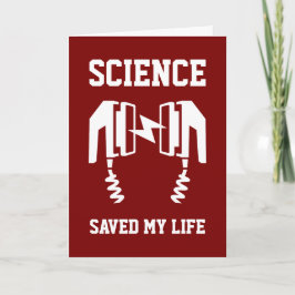 Wetenschap heeft mijn leven gered kaart