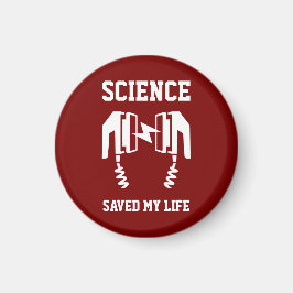 Wetenschap heeft mijn leven gered magneet