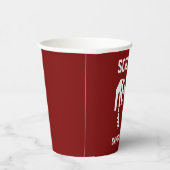 Wetenschap heeft mijn leven gered papieren bekers (Rechts)