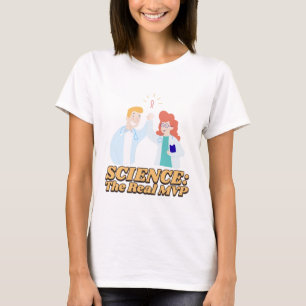 Wetenschap: Het Echte MVP Stem Spel T-shirt