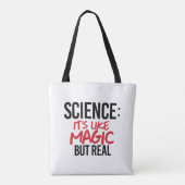 Wetenschap: Het is als Magie, maar echt Tote Bag (Achterkant)