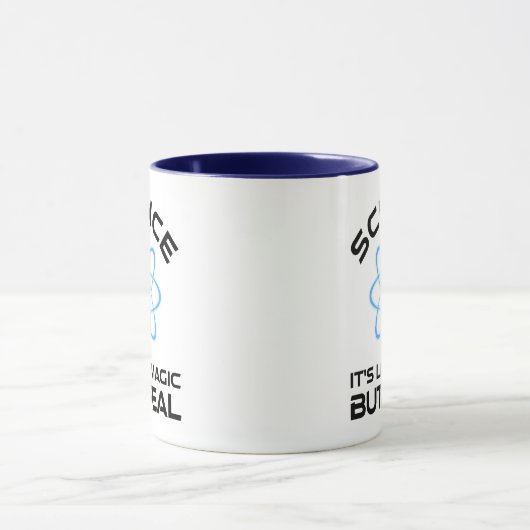 Wetenschap - het is als magisch maar echt mok (Midden)