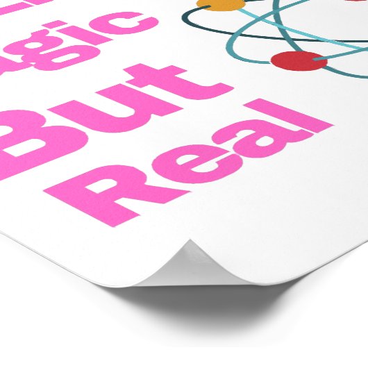 WETENSCHAP Het is als magisch, maar echt Poster (Hoek)