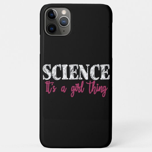 Wetenschap - Het is een meisje-ding Case-Mate iPhone Case (Achterkant)