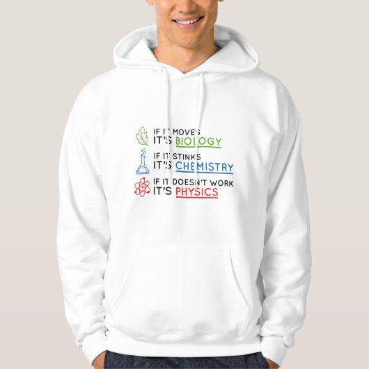Wetenschap Hoodie (Voorkant)