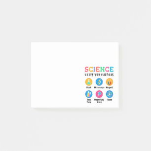 Wetenschap houdt je nieuwsgierig post-it® notes