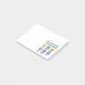 Wetenschap houdt je nieuwsgierig post-it® notes (Schuin)