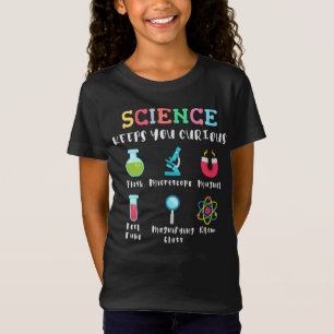 Wetenschap houdt je nieuwsgierig t-shirt