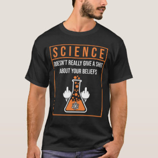 Wetenschap humor gstudent natuurkunde scheikunde j t-shirt