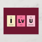 Wetenschap I van Nerd van Geek houdt van u Briefkaart (Voorkant)