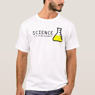 Wetenschap: Ik zit in mijn element T-shirt