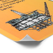 Wetenschap, Industrie, producten op basis van ruwe Poster (Hoek)