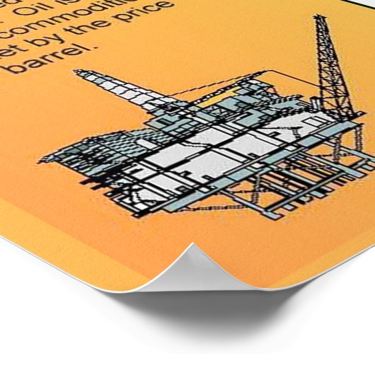 Wetenschap, Industrie, producten op basis van ruwe Poster (Hoek)