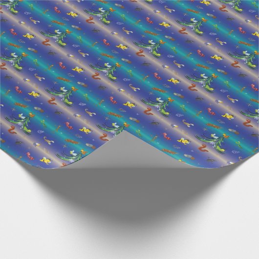 Wetenschap, Insect Bug Lover kerstboom Cadeaupapier (Hoek)