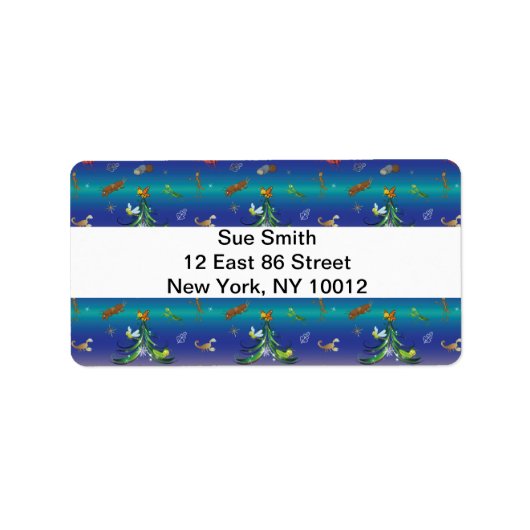 Wetenschap, Insect Bug Lover kerstboom Etiket (Voorkant)