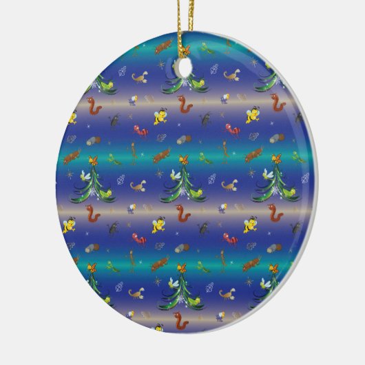 Wetenschap, Insect Bug Lover kerstboom Keramisch Ornament (Links)