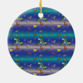Wetenschap, Insect Bug Lover kerstboom Keramisch Ornament (Achterkant)