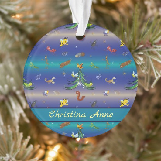 Wetenschap, Insect Bug Lover kerstboom Ornament (Boom)