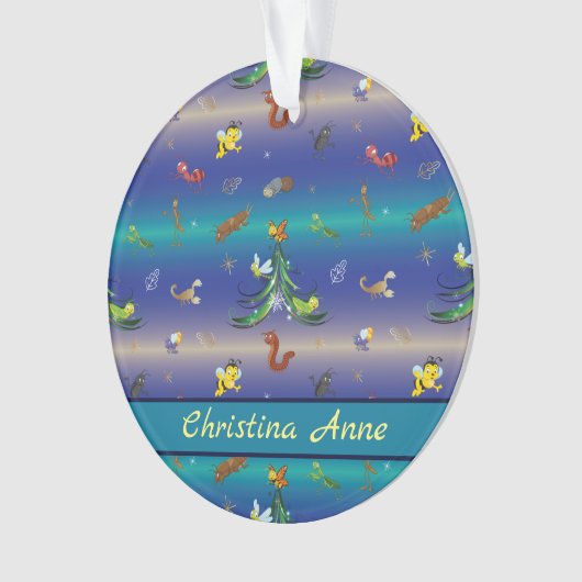 Wetenschap, Insect Bug Lover kerstboom Ornament (voorkant)