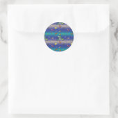 Wetenschap, Insect Bug Lover kerstboom Ronde Sticker (Tas)