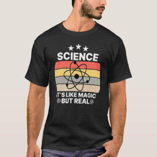 Wetenschap is als een magische, maar echt grappige t-shirt