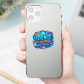 Wetenschap is als magie, maar dan echt | Grappige  Sticker (Telefoon)