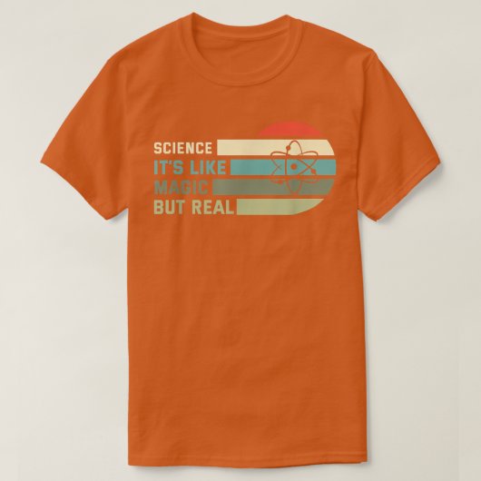 Wetenschap is als magisch maar echt 2017 t-shirt (Design voorkant)