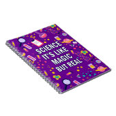 Wetenschap is als Magisch maar Echt Notitieboek (Rechterzijde)