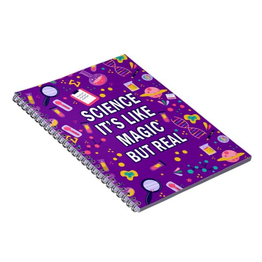 Wetenschap is als Magisch maar Echt Notitieboek (Rechterzijde)