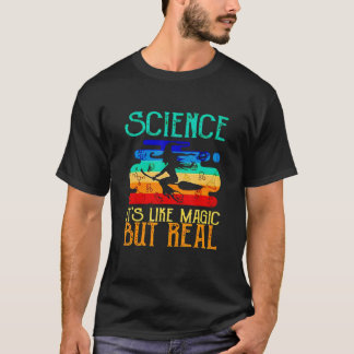 Wetenschap is als Magische maar Echte heks Hal T-shirt