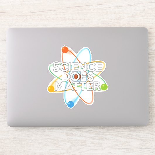 WETENSCHAP IS BELANGRIJK STICKER (Computer)