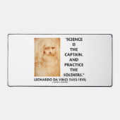 Wetenschap is de kapitein praktijk Soldaten da Vin Bureaumat (Voorkant)