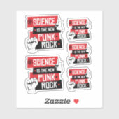 WETENSCHAP IS DE NIEUWE PUNK ROCK STICKER (Vel)