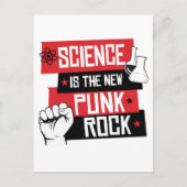 WETENSCHAP IS DE NIEUWE PUNK ROTS BRIEFKAART (Voorkant)