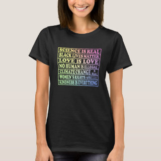 Wetenschap Is Echt - Black Lives - Liefde Is Liefd T-shirt
