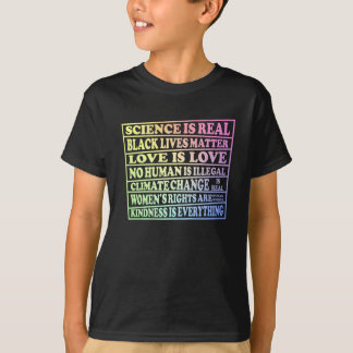 Wetenschap Is Echt - Black Lives - Liefde Is Liefd T-shirt