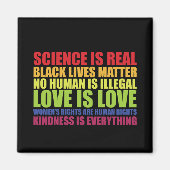 Wetenschap is echt een zwarte zaak LGBT Pride Magneet (Voorkant)