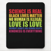 Wetenschap is echt een zwarte zaak LGBT Pride Muismat (Voorkant)