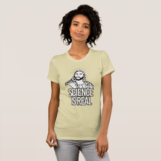 WETENSCHAP IS ECHT - Jezus T-shirt (Voorkant volledig)