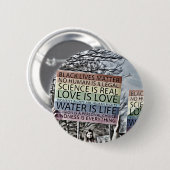 Wetenschap is echt ronde button 5,7 cm (Voorkant /achterkant)