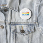 Wetenschap is echt zwart leven ronde button 5,7 cm (In situ)